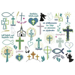 Stickserie - Christliche Motive 2